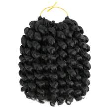 2 Pcs Synthetic Wand Curl Crochet Hair Extensions 10 Inch Short Spring Twist Crochet Hair For Women 40 Strands