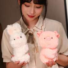 Cute Little Animal With Snap Ring, Sitting Style, Raccoon, Fox, Koala, Panda Doll, Wristband, Party Event Gift, Doll With Snap Ring In Hand - 彩色 - 查看 9