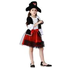 Costume de pirat pentru copii, costume pentru băieți și fete din Caraibe Pirates căpitan COS