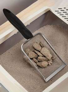 Cat Litter Shovel Fine Hole Stainless Steel Small Hole Cat Poop Shovel Artifact Bentonite Cat Ore Shovel Shovel Cat Poop Artifact