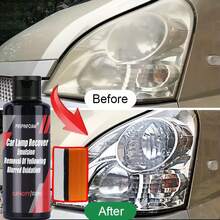 3.38 盎司汽车大灯修复霜汽车大灯氧化发黄去除持久清晰度，摩托车前灯修复，清晰视野，为汽车大灯提供维护