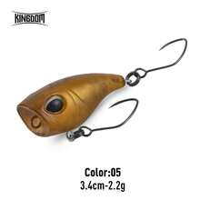 KINGDOM Micro Expert Floating Popper 27mm 34mm 1.5g 2.2g - Multicolor - View 19