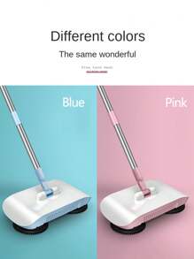 A Manual Sweeping Machine Suitable For Household Use, Combining Sweeping And Mopping, Equipped With A Broom And Dustpan Set, Broom Tools