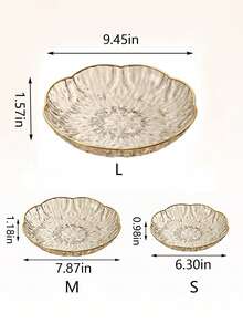 精美客厅水果盘，冰川图案干果盘，餐桌骨盘，蛋糕小吃盘