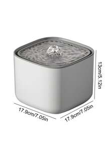 نافورة مياه أوتوماتيكية للقطط مع فلتر، سعة كبيرة، موزع مياه أليكتروني---أذكي للحيوانات الأليفة، تصميم دفق هادئ، مضخة مياه قابلة للضبط، تدوير مياه منخفض الديسيبل، مناسبة للكلاب والقطط