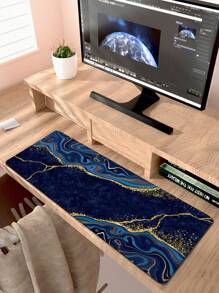 Gaming Large Desk Pad Mouse Pad For Keyboard With Anti-Slip Rubber Base, Extended Mouse Pad XL Keyboard Pad Mouse Mat, Trellis Design