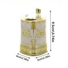 European Style Press Release Toothpick Dispenser, Spring Loaded Toothpick Holder With Dust Cover For Restaurant, Hotel Dining Table