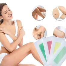 Wax Strips For Face, Painless And Quick Hair Removal Kit, Suitable For All Skin Types, For Women Arms, Legs, Underarm Hair, 1pc/5pcs/10pcs Random Color And Design
