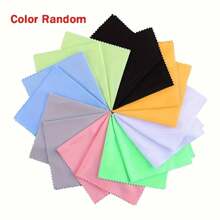 1/5/10/20/100 Pieces Of Reusable Microfiber Cleaning Cloths, Suitable For Glasses, Camera Lenses And Smartphone Screens - Thick, Soft, Odorless Wiping Wipes That Do Not Scratch, Random Colors, For Glasses Cleaning,Back To School,Back To School Supplies