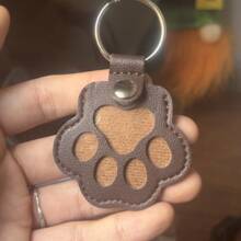 [Commemorative Keychain] 1pc Commemorative Pet Hair Collection Keychain | Fashionable And Stylish, Close To Pets, Store Pet Hair Loss To Fill Keychain, Unique Pet Exclusive Keychain