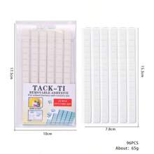 1 pieza Plastilina sin residuos Faber-Castell, masilla adhesiva segura para paredes (azul y blanco), cinta adhesiva que no daña. Ideal para decoración del hogar sin daños, colgar cuadros y organización del hogar