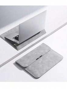 Laptop Sleeve + Digital Storage Bad Set, Thin Laptop Bag Accessories Storage Bag Small Bag Laptop Case Protective Case Laptop Case 13 14 15 16Inch Tablet Organizer Bag - Light Grey - View 1