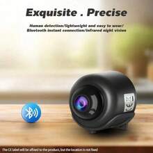 Caméra mini X5 2,4 GHz WiFi Système de sécurité domestique intelligent Vision nocturne Détection de mouvement Visualisation à distance mobile Caméra IP micro pour animal de compagnie