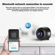 Caméra mini X5 2,4 GHz WiFi Système de sécurité domestique intelligent Vision nocturne Détection de mouvement Visualisation à distance mobile Caméra IP micro pour animal de compagnie