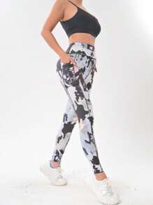 Fashionable Camouflage Women's Lift Butt Casual Sports Yoga Pants
