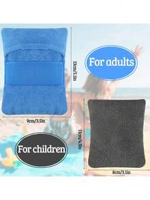 Sand Remover For Beach Sand Wipe Off Mitts - Soft Cloth Beach Sand Cleaner Reusable Beach Essentials Sand Removal Bag (Talc-Free) - Multicolor - View 6