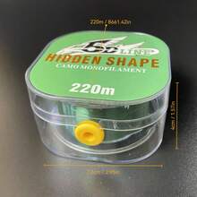 1pc 220m/240yds Super Strength Nylon Fishing Line, 6lb-40lb Green Invisible Monofilament Line, Suitable For Freshwater And Saltwater Fishing