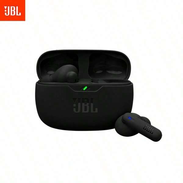 JBL JBL WAVE BEAM 2 True Wireless Bluetooth Headphones With Active Noise Cancellation, Music, Calls, Waterproof, Dustproof, Compatible With Apple, Black
