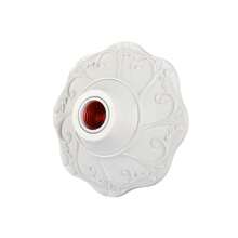 CILIA 1/2/4pcs,Lamp Bulb Socket, E26/E27 ,Screw Light Shade,Textured Roundness Petal Embossed Ceiling Bulb Fixing Holder, For Home
