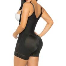 YIANNA Fajas Colombianas Shapewear For Women Tummy Control Post Surgery Compression Garment With Zipper Crotch - 1-黑色 - 查看 5