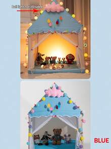 1pc Fairy Tale Castle, Children's Tent, Indoor Girls' Game Toy House, Boys' Small House, Dream Princess House, Castle Toy House, Princess Dream House, Game Secret Base - Multicolor - View 10