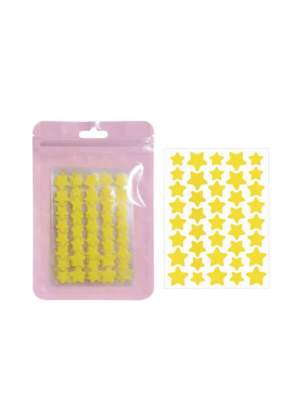 480pcs Pink, Black, White, Blue, Purple, Green, Star E-Star Facial Stickers, A Must-Have For Taking Photos, Facial Painting, Suitable For Various Parties, Gatherings, And Fun Activities. 240/40pcs,Makeup,Cheap,Room Decor,Vanity,Travel,Bedroom,Makeup Accessories