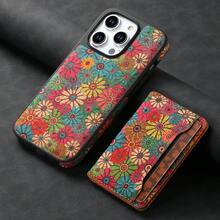 FFO2World MagSafe Leder Handyhülle, galvanisch beschichtet, mit versteckter Dual SIM Karte, Stand Style, blankes Körpergefühl, passend für Apple Telefone 17/16/15/14/13/19 (Alle Pro/Plus/Pro Max Modelle) - Mischfarbe 1 - Übersicht 7
