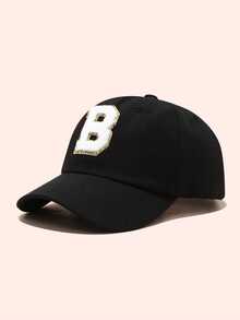 1PC Children Black 26 Letter Baseball Cap Gold Thread Embroidery Craft R Letter Design Style Kpop Fashion Snapback Cap Girls Boys Sun Hats - Black - View 38