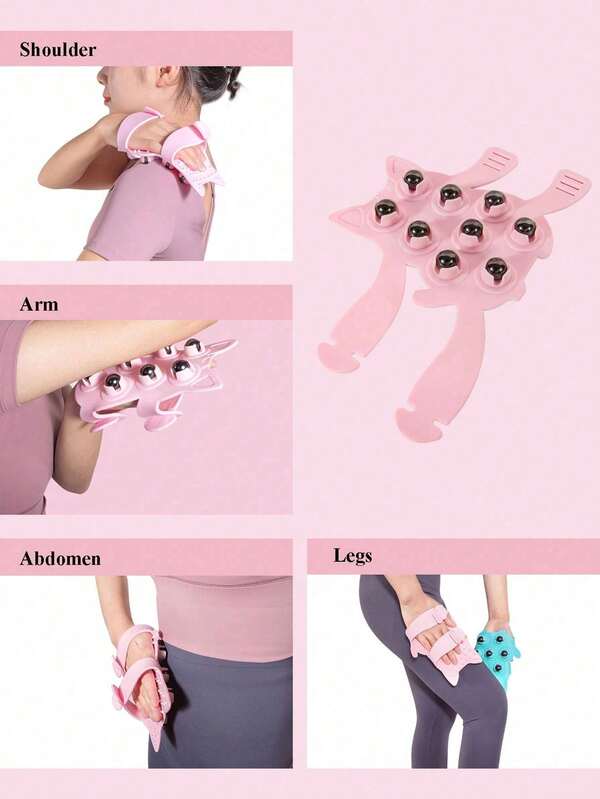 1 pieza Herramienta de masaje de 9 bolas, relajación muscular de todo el Body y las piernas