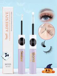 1PC Professional Eyelash Adhesive & Sealant 6ml - 72-Hour Strong Hold Waterproof Gentle Latex-Free Glue For Sensitive Skin, Transparent Bonding DIY Home Lash Extension Kit, Dual Use For Individual & Cluster Lashes With Clear Seal - 白色 - 查看 3