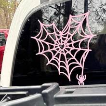 Adesivo in vinile a forma di ragnatela per auto, laptop, tazze, adesivo gotico a forma di ragnatela per ragazza, adesivo a forma di ragnatela per finestra dell'auto, vinile permanente - Tagli Unica - Visualizzare 5