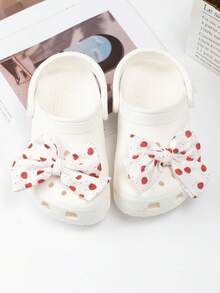 2pcs/Set Large Cute Princess Bowknot Shoe Decorations, Suitable For Sandals & Party Gifts - Multicolor - View 9