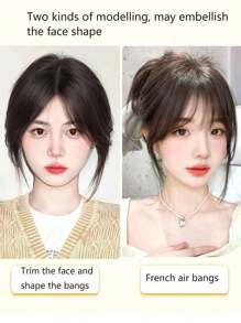 1-Piece Mesh Cap With Bangs And Adjustable Buttons, Ideal Wig For Women Fits Scalp Perfectly - Women'S Fantasy Themed Wig Ideal For Daily Commuting Wear Suitable For Travel, Claw Clips, Hair Claws, Clips For Hair, Hair Slide, Hair Barrettes, School Stuff