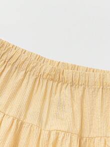 Balabala Pantalones de descanso versátiles para niñas, suaves y con estilo para el verano