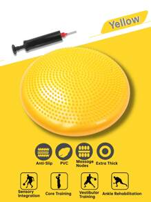 Premium Balance Ball Set mit Pumpe - Extra dickes Anti-Burst-Design, doppelt strukturierte Oberfläche (Griff+Massage) für Rumpftraining, Yoga, Pilates & Knöchelstärkung Fitnessaccessoires, Sport, Fitnessstudio, Heimtraining, Pilates, Yoga, Heimtraining