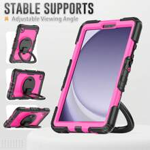 Tablet Schutzhülle, iPad Etui Samsing Tablet Etuis, faltbarer Griff Ständer mit integriertem Touchpencil Halter