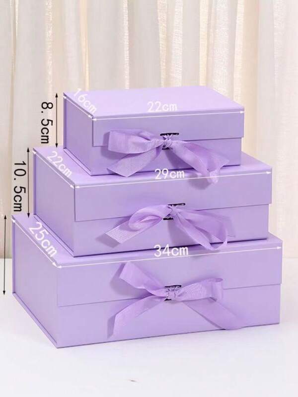 1pc Foldable Gift Box, Low Cross-Border Shipping Cost Multipurpose Storage Box, Superlight Empty Box