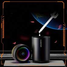 1pc 3-In-1 Portable USB Quiet Humidifier With Cold Mist, Nightlight & Air Purification Function, Suitable For Room, Bedroom And Office, Easy To Clean Household Humidifier - Multicolor - View 4