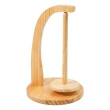 AAMTE 1pc Wooden Crochet Tool Set With Rotating Yarn Holder And Phone Stand - Multifunctional Hand Woven Yarn Storage For Knitting And Crafting, Ideal Gift For Crafting Enthusiasts