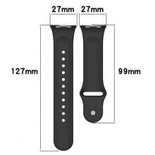 Weicher, komfortabler Silikonarmband kompatibel mit Redmi Watch 4/5 mit Metallstecker, einfarbig, kompatibel mit Xiaomi Band 8 Pro/9 Pro, Ersatz-Armband