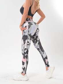 Fashionable Camouflage Women's Lift Butt Casual Sports Yoga Pants