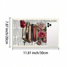 1pc Coffee Machine And Kitchenware Drying Mat - Diatomite Printed Drainage Mat, New Absorbent Kitchen Counter Drying Pad, Kitchenware Drying Pad - Dish Drying Mat, Soft Diatomite Non-Slip Quick Dry Mat, Applicable For Kitchen Counter, Suitable For Coffee Makers And Espresso Machines