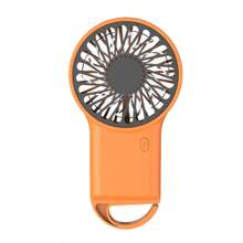 Mini ventilateur personnel rechargeable USB à main, léger et portable avec pince, design élégant pour le bureau ou une utilisation portable