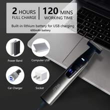 Rifinitore da barba elettrico per uomo, rasoio a lamina impermeabile e senza fili, rasatore ricaricabile per uso bagnato e asciutto, groomer per cura del corpo, regalo di Natale