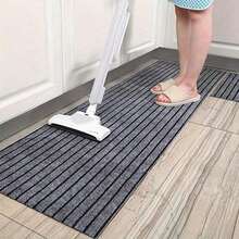 厨房条纹防油吸水地垫，家庭入口防水地毯，室内外地垫，可剪裁的户外入口防滑防尘门垫 - 多色 - 查看 9