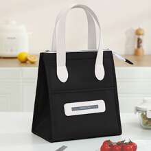 Baglemon Baglemon Insulated Lunch Bag With Double Handles For Women Men, Simple Style Portable Luggage For Women, Reusable Lunch Box For Office Picnic Hiking Beach, Leakproof Cooler Tote Bag Organizer For Adults, Outdoor Lightweight Picnic Bag With Zipper For Travel Bag For School School Accessories School Stuff