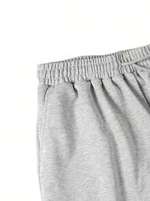 2件套男士夏季休闲街头风格及膝短裤 - 淺灰色 - 查看 5