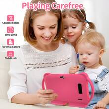 A New Favorite Among Children's Tablets With 4G WiFi! BDF K6 Pro Features A 7-Inch Screen, Massive Storage Of 2GB + 23GB, A Long-Lasting 4000mAh Battery, And Comes With A Cartoon Anti-Drop Case.