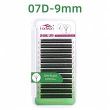 Fadvan 真 6D W 型睫毛 0.07 C/D 8-15mm 專業接睫毛 自然柔軟黑色 W 款嫁接睫毛 - 黑色 - 查看 34