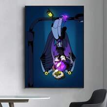 1pc /3PCSWall Arts Posters Optional Frame Anime Vintage M- Drone Poster Fancy Poster Living Room Bar Retro Decorative Painting Middle Suitable For Living Room, Bedroom, Kitchen, Home Office - High Quality, Indoor/Outdoor Frameless/Framed Canvas Art